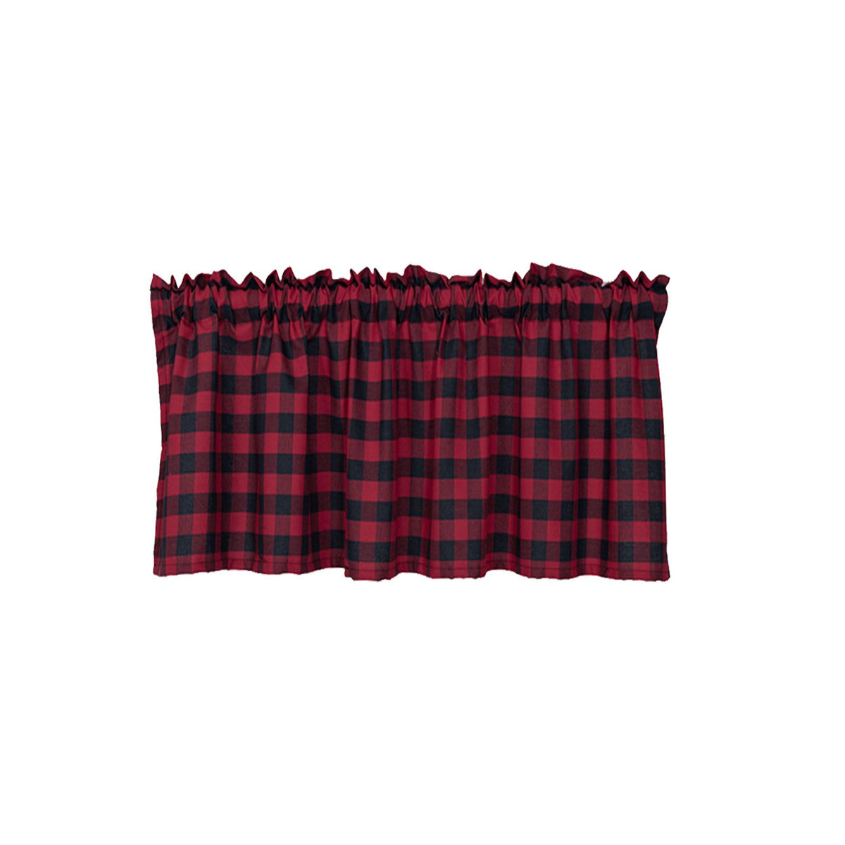 Polyester Plaid Kitchen Curtain Modern Simple Door Valance Curtain Coffee Curtain