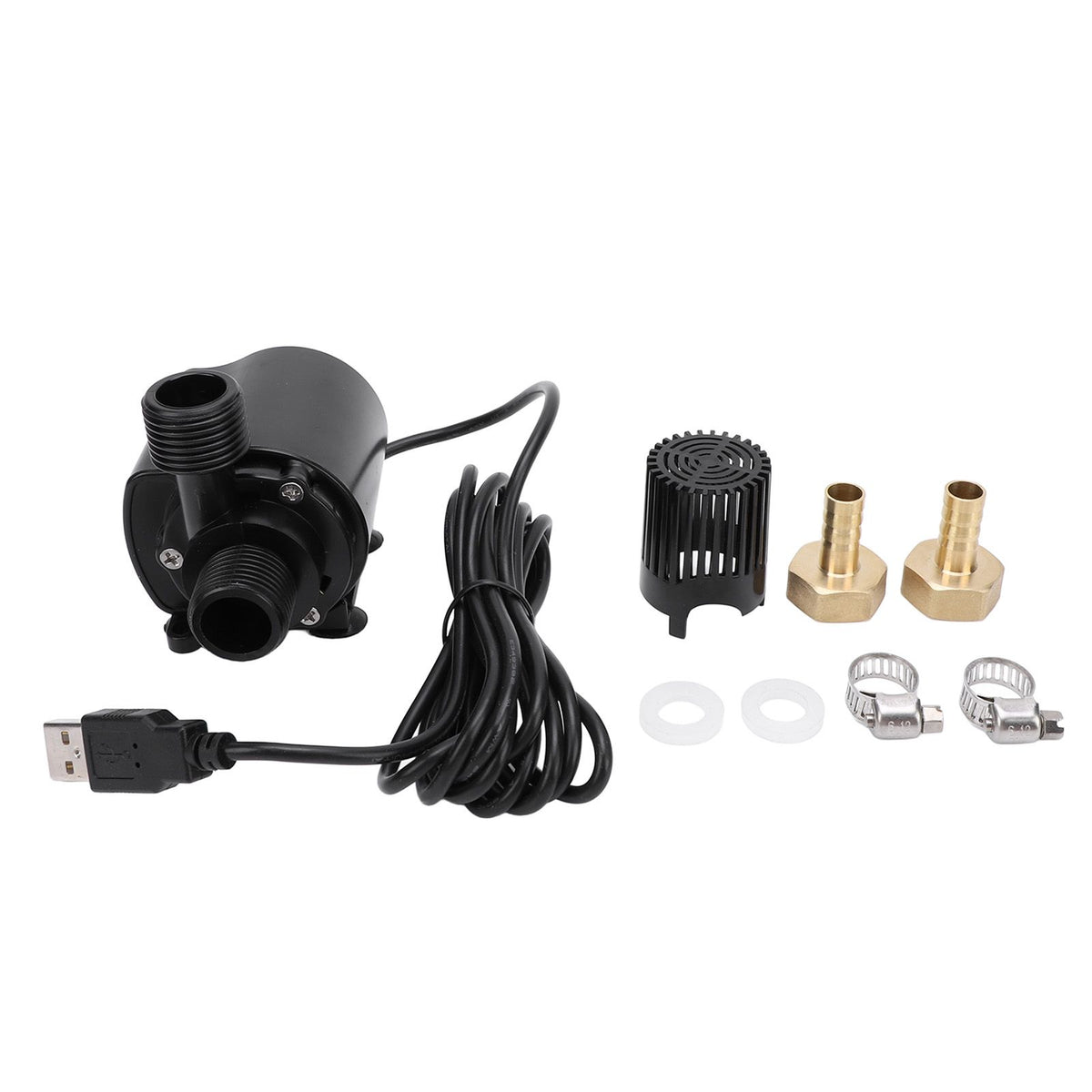 Submersible Water Pump DC 5V 4W 500L/H 180cm Lift IP68 Ultra Quiet USB Brushless Fountain Pond Pump for Fish Tank Aquarium
