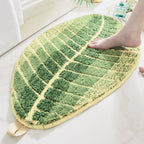 Leaf shaped Floor Mat Entrance Non slip Door Mat for Living Room Bedroom Home Supplies