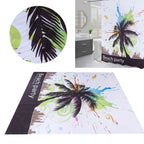 Partition Bathroom Curtain Waterproof Polyester Fiber Shower Curtain Bathroom Accessory150x180cm
