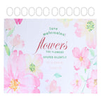 Summer Floral Pattern Shower Curtain with Hook Bathroom Curtain for Home Bathtubs180x200cm