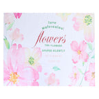 Summer Floral Pattern Shower Curtain with Hook Bathroom Curtain for Home Bathtubs180x200cm