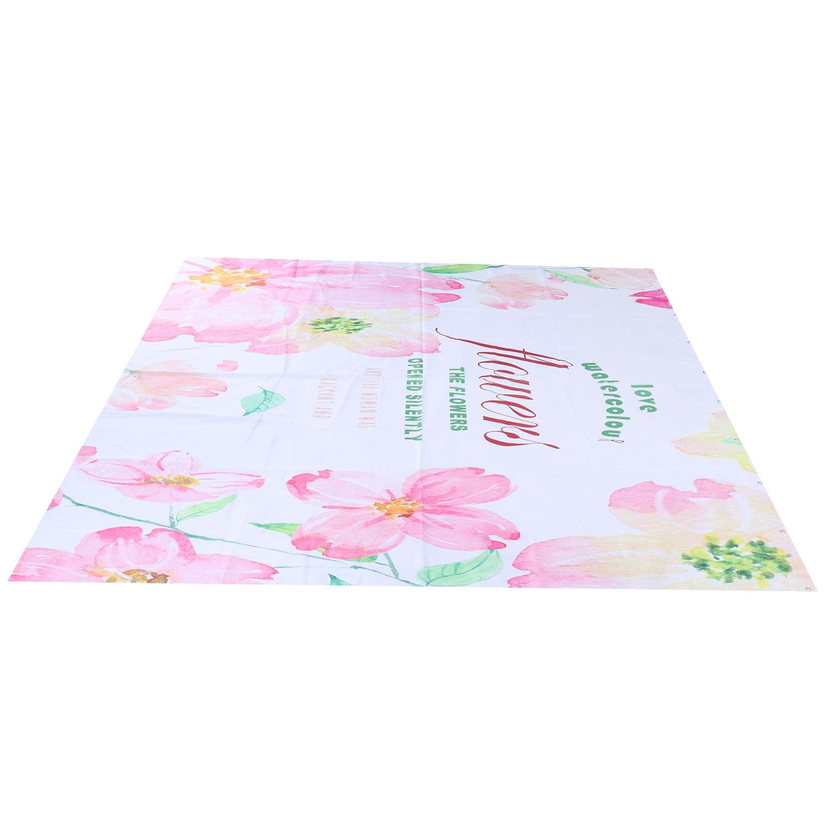 Summer Floral Pattern Shower Curtain with Hook Bathroom Curtain for Home Bathtubs180x200cm
