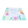 Floral Pattern Shower Curtain Summer Polyester Waterproof Curtain Bathroom Home Decoration5.9x5.9ft