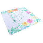 Floral Pattern Shower Curtain Summer Polyester Waterproof Curtain Bathroom Home Decoration5.9x5.9ft
