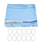 Beach Pattern Shower Curtain Waterproof Polyester Bathroom Curtain with Hooks for Home Bathroom180x200cm