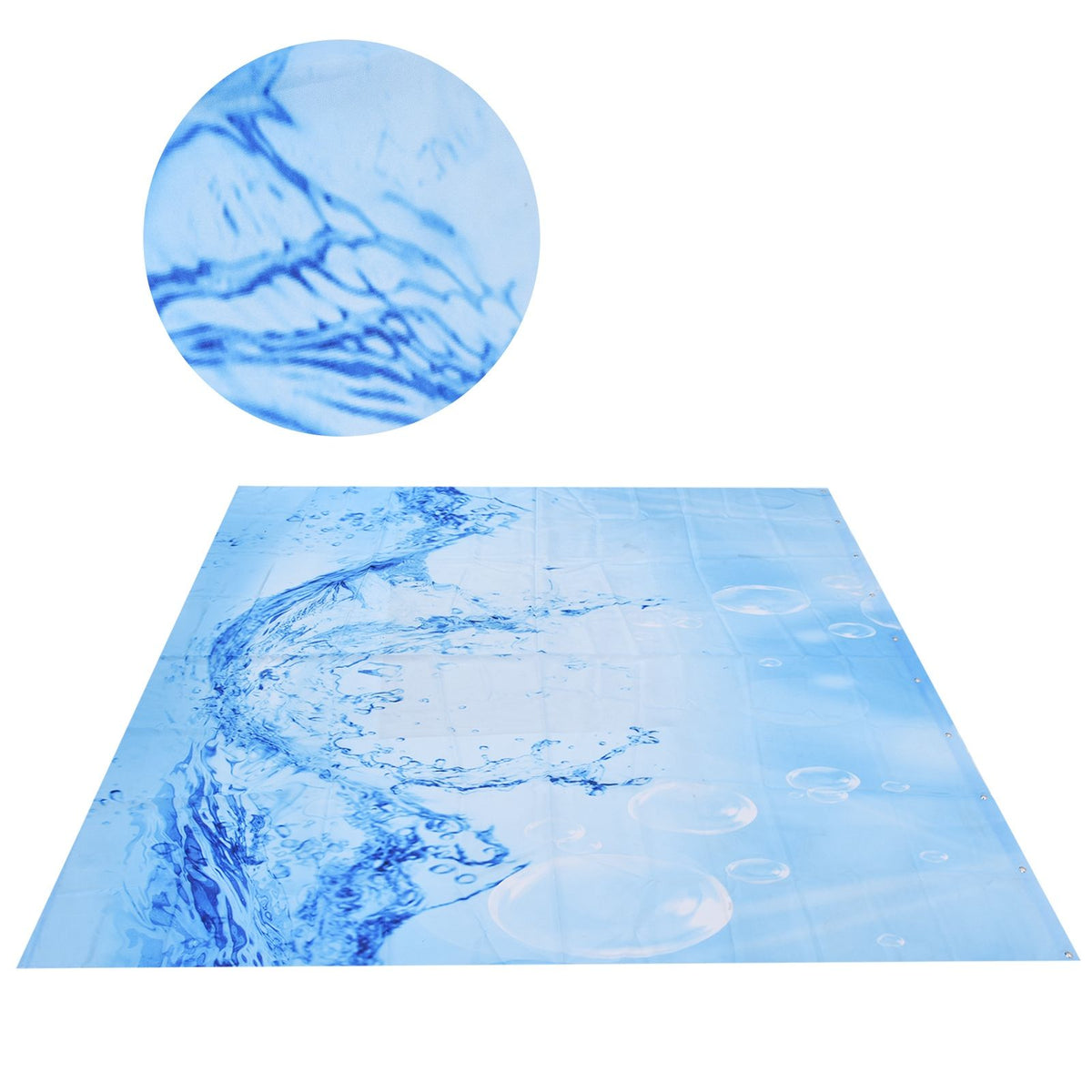 Innovative Pattern Curtain Waterproof Bright Color Shower Curtain for Bathroom Home Bathtub180x200cm