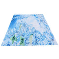 Bathroom Curtain with Hook Waterproof Elastic Hanging Shower Curtain for Home Bathtub150x180cm