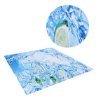 Bathroom Curtain with Hook Waterproof Elastic Hanging Shower Curtain for Home Bathtub150x180cm