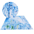 Bathroom Curtain with Hook Waterproof Elastic Hanging Shower Curtain for Home Bathtub150x180cm