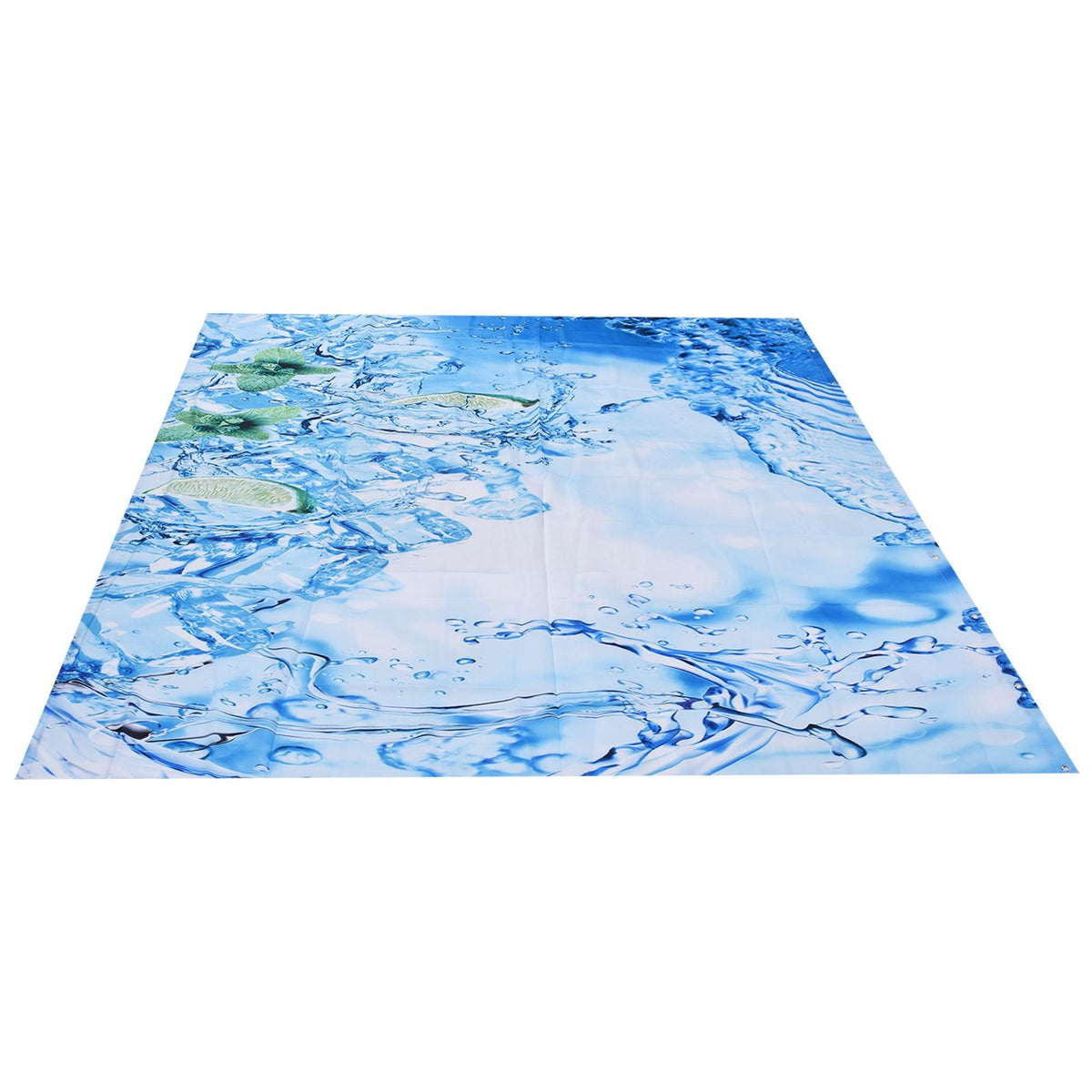 Bathroom Curtain with Hook Waterproof Elastic Hanging Shower Curtain for Home Bathtub180x200cm