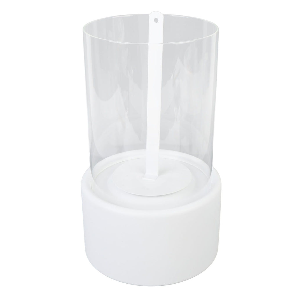 Table Top Fireplace Potable Smokeless Indoor Outdoor Tabletop Fireplace Centerpiece for Home White
