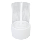 Table Top Fireplace Potable Smokeless Indoor Outdoor Tabletop Fireplace Centerpiece for Home White