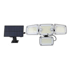 Solar Outdoor Light with Motion Sensor IP65 Water Proof 270° Wide Angle Flood Wall Mount 3 Modes for Backyard Yard