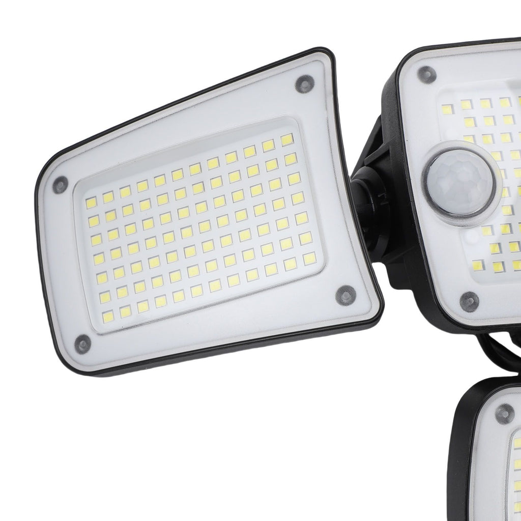 Solar Outdoor Light with Motion Sensor IP65 Water Proof 270° Wide Angle Flood Wall Mount 3 Modes for Backyard Yard