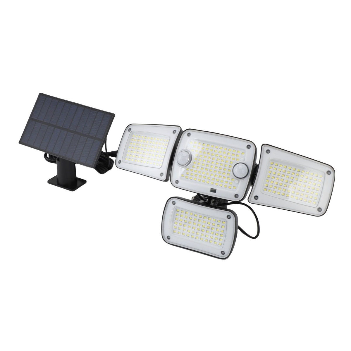 Solar Outdoor Light with Motion Sensor IP65 Water Proof 270° Wide Angle Flood Wall Mount 3 Modes for Backyard Yard