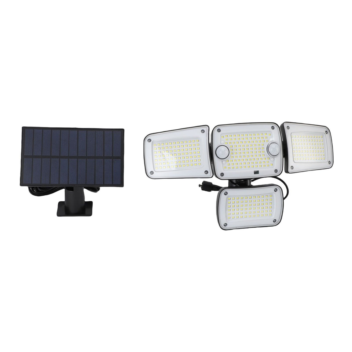 Solar Outdoor Light with Motion Sensor IP65 Water Proof 270° Wide Angle Flood Wall Mount 3 Modes for Backyard Yard