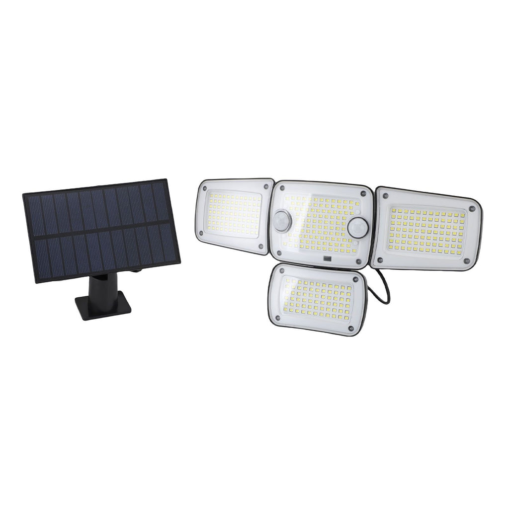Solar Outdoor Light with Motion Sensor IP65 Water Proof 270° Wide Angle Flood Wall Mount 3 Modes for Backyard Yard