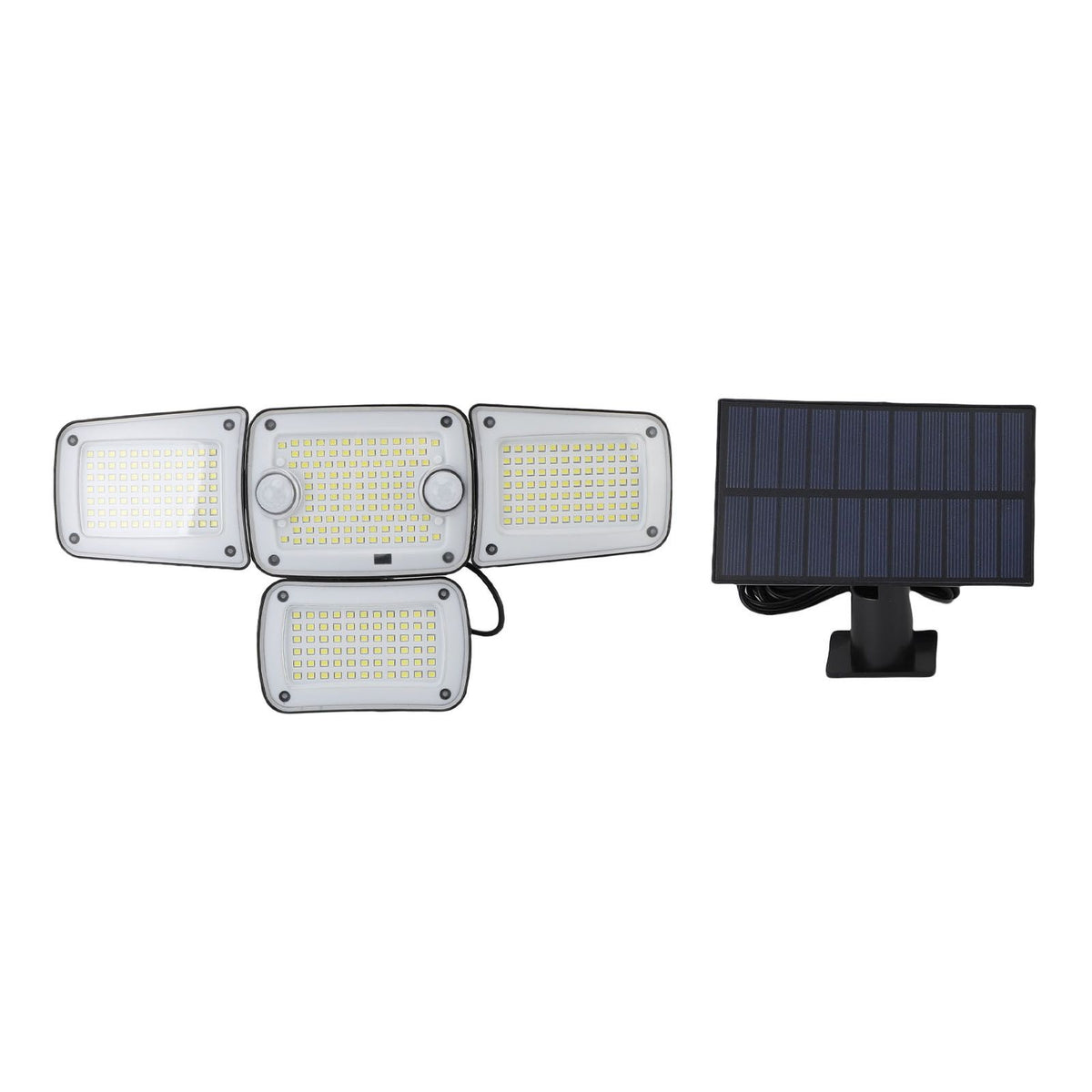 Solar Outdoor Light with Motion Sensor IP65 Water Proof 270° Wide Angle Flood Wall Mount 3 Modes for Backyard Yard