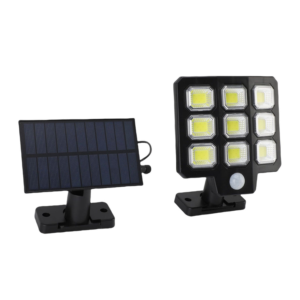 Outdoor Solar Light 240 LEDs 3000LM 6500K 3 Modes IP65 Waterproofing Solar Flood Light with Remote Control and 16ft Cable