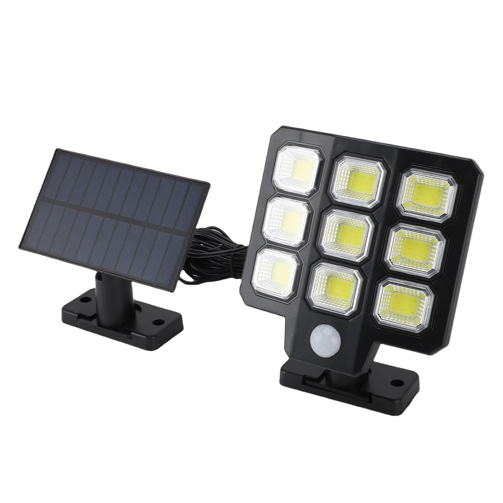 Outdoor Solar Light 240 LEDs 3000LM 6500K 3 Modes IP65 Waterproofing Solar Flood Light with Remote Control and 16ft Cable