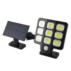 Outdoor Solar Light 240 LEDs 3000LM 6500K 3 Modes IP65 Waterproofing Solar Flood Light with Remote Control and 16ft Cable