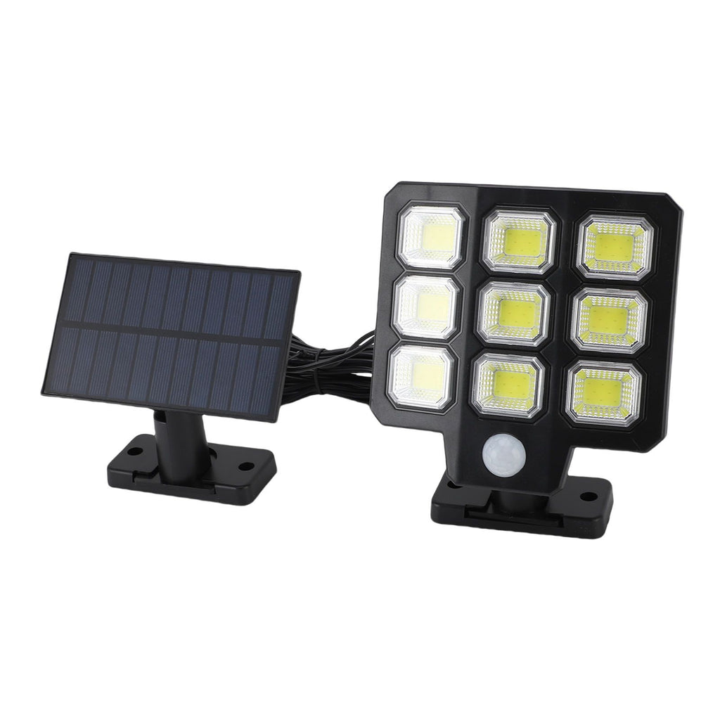 Outdoor Solar Light 240 LEDs 3000LM 6500K 3 Modes IP65 Waterproofing Solar Flood Light with Remote Control and 16ft Cable