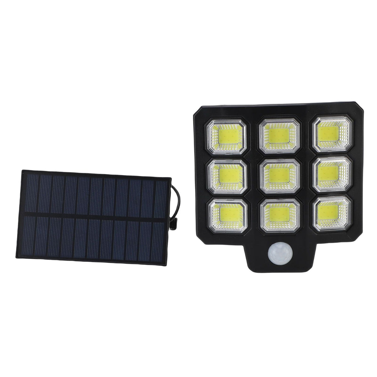 Outdoor Solar Light 240 LEDs 3000LM 6500K 3 Modes IP65 Waterproofing Solar Flood Light with Remote Control and 16ft Cable