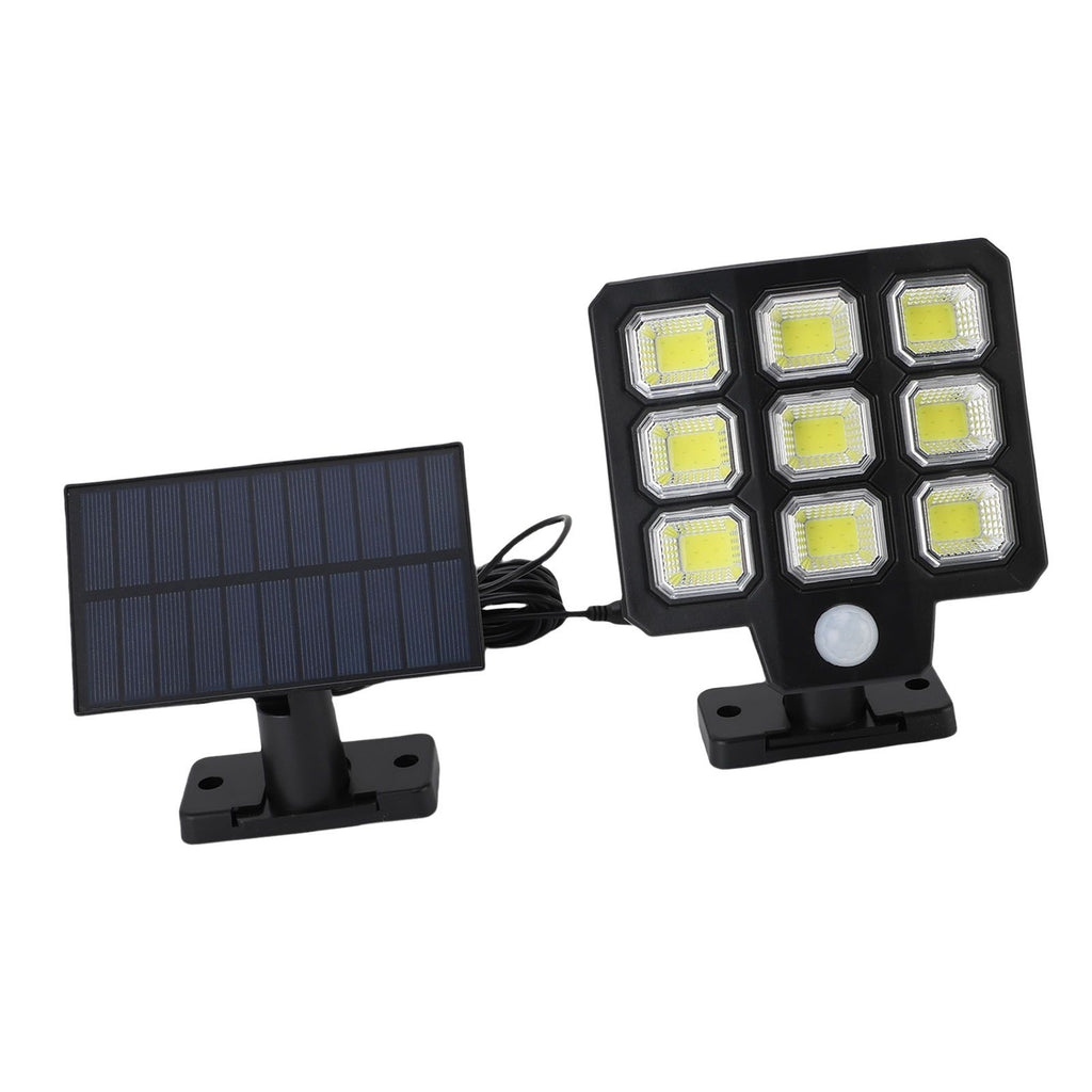 Outdoor Solar Light 240 LEDs 3000LM 6500K 3 Modes IP65 Waterproofing Solar Flood Light with Remote Control and 16ft Cable