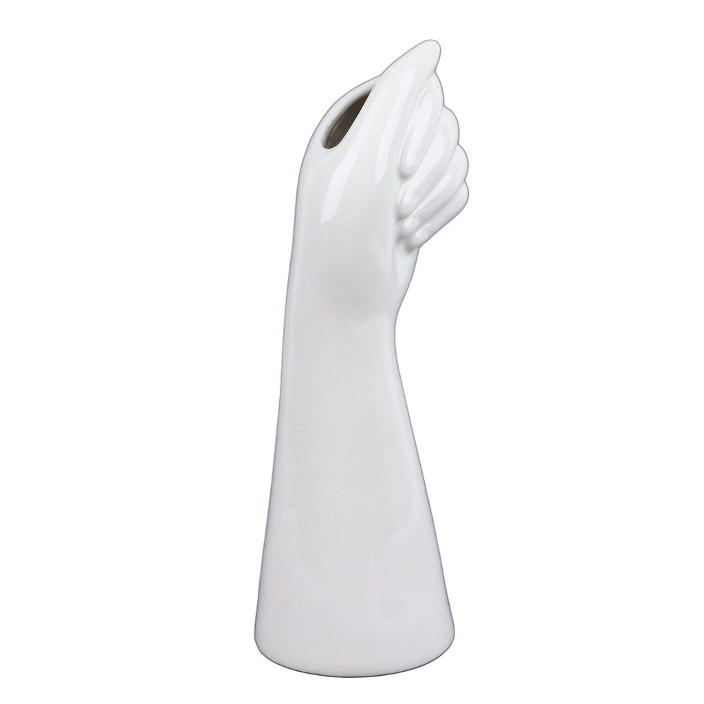 Human Body Ceramic Hand Vase Decorative Crafts Creative Living Room Ornament Vase