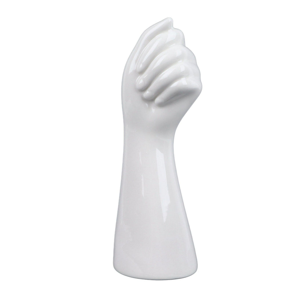 Human Body Ceramic Hand Vase Decorative Crafts Creative Living Room Ornament Vase