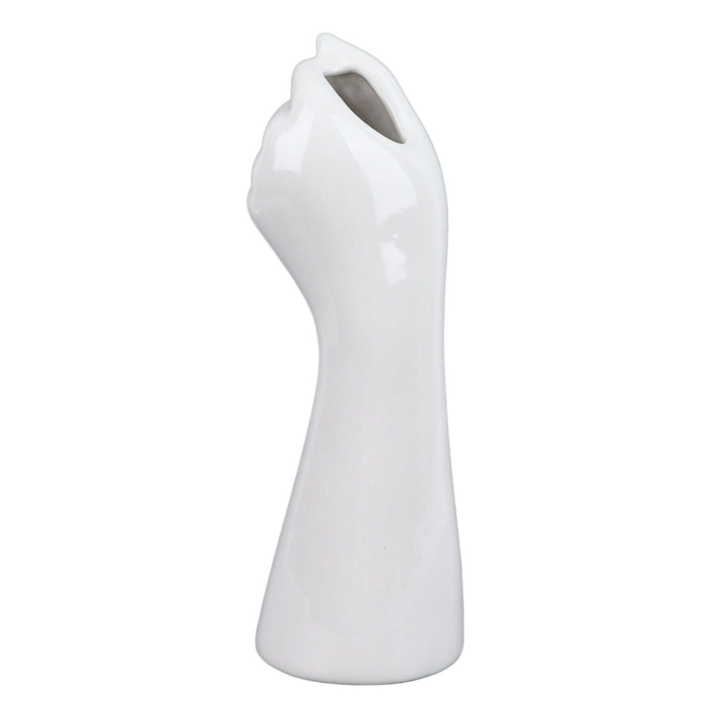 Human Body Ceramic Hand Vase Decorative Crafts Creative Living Room Ornament Vase