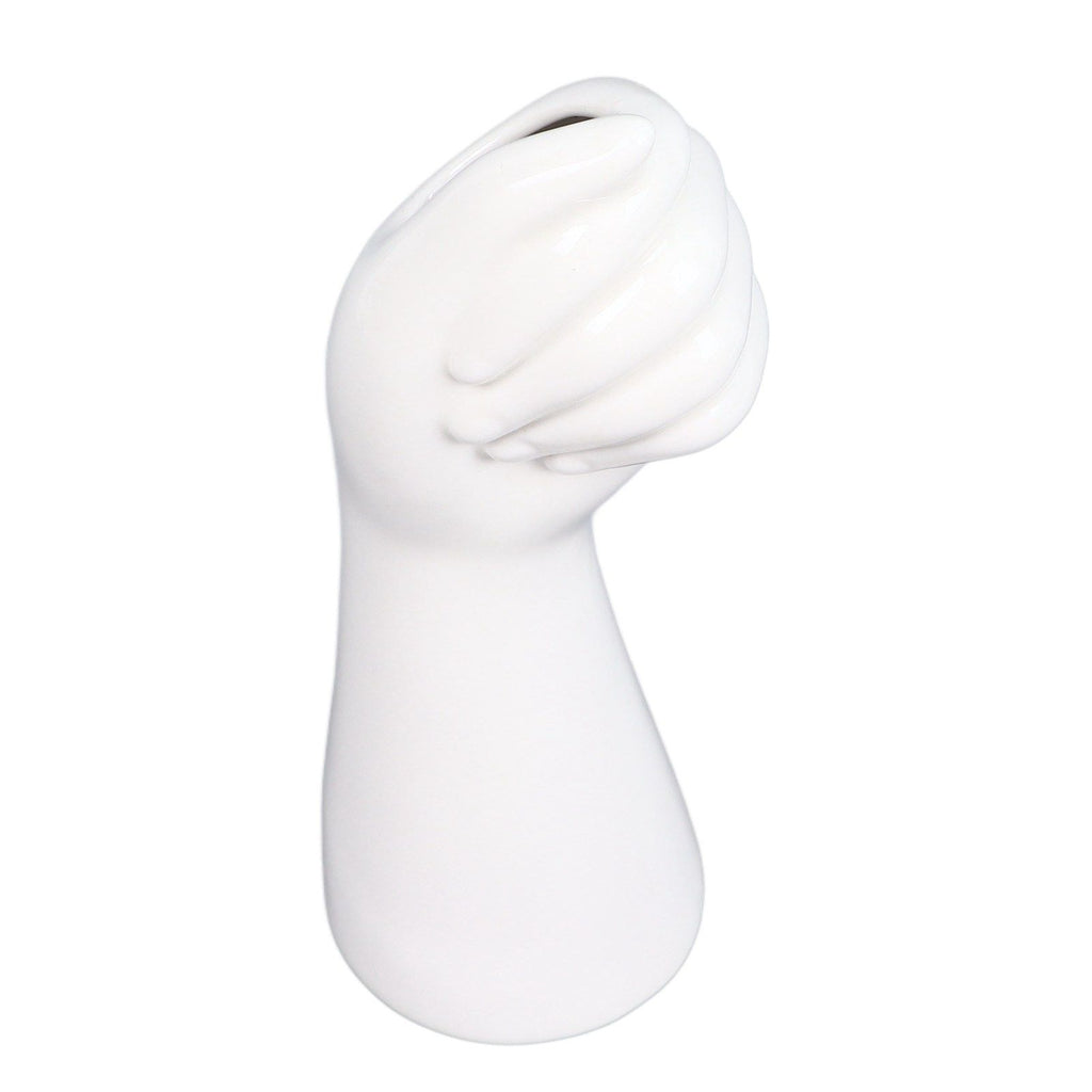 Human Body Ceramic Hand Vase Decorative Crafts Creative Living Room Ornament Vase