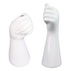Human Body Ceramic Hand Vase Decorative Crafts Creative Living Room Ornament Vase