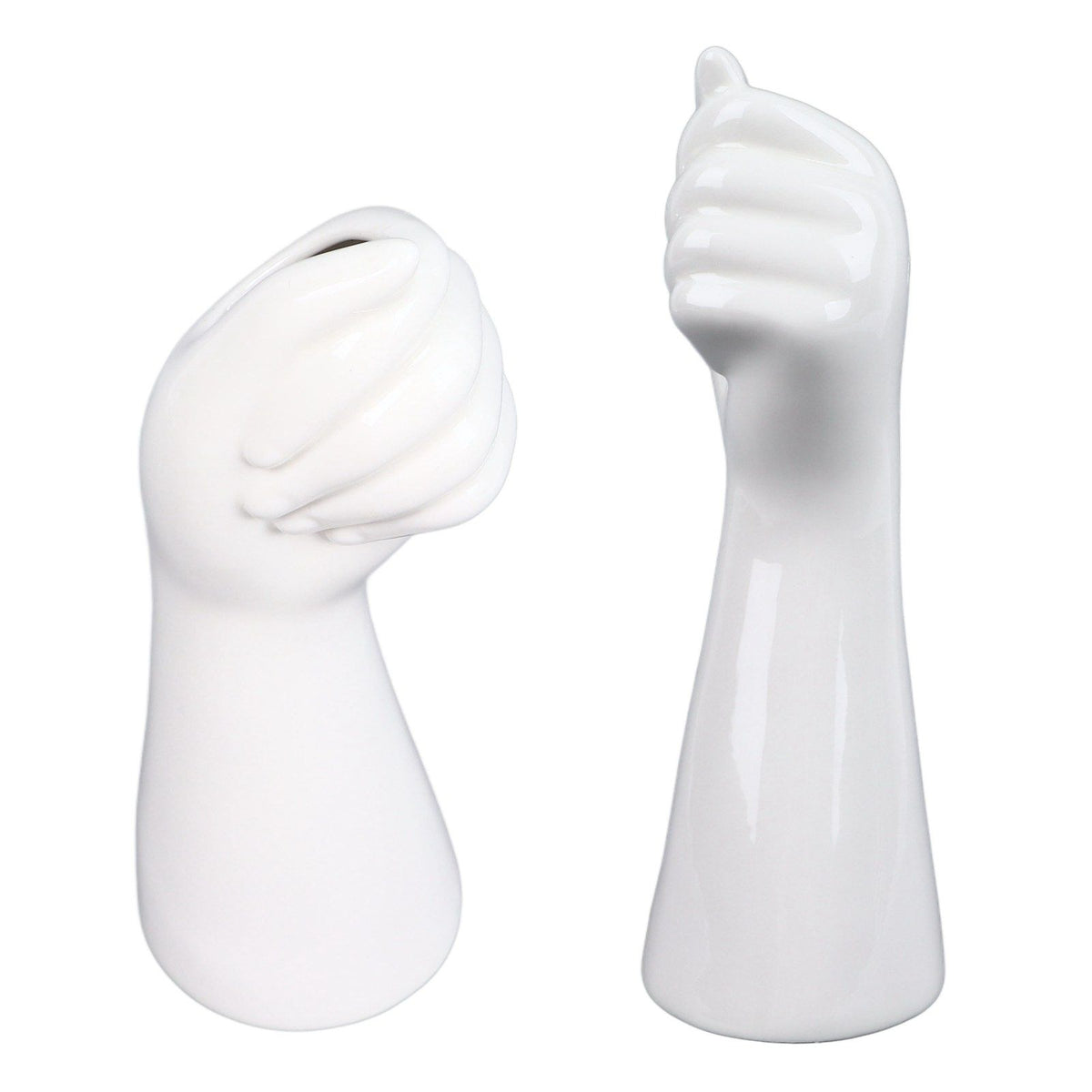 Human Body Ceramic Hand Vase Decorative Crafts Creative Living Room Ornament Vase