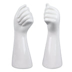 Human Body Ceramic Hand Vase Decorative Crafts Creative Living Room Ornament Vase