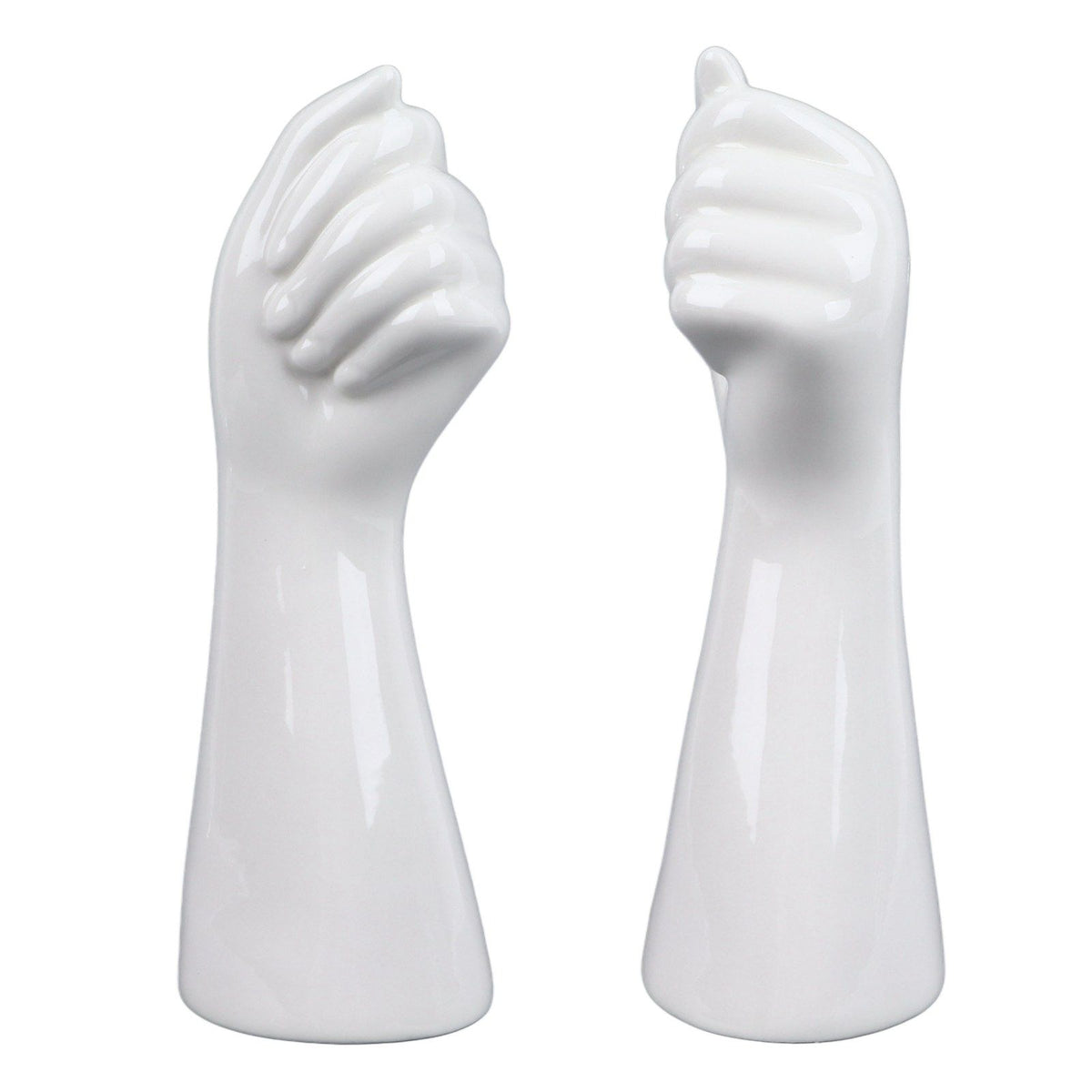 Human Body Ceramic Hand Vase Decorative Crafts Creative Living Room Ornament Vase