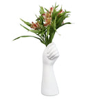 Human Body Ceramic Hand Vase Decorative Crafts Creative Living Room Ornament Vase