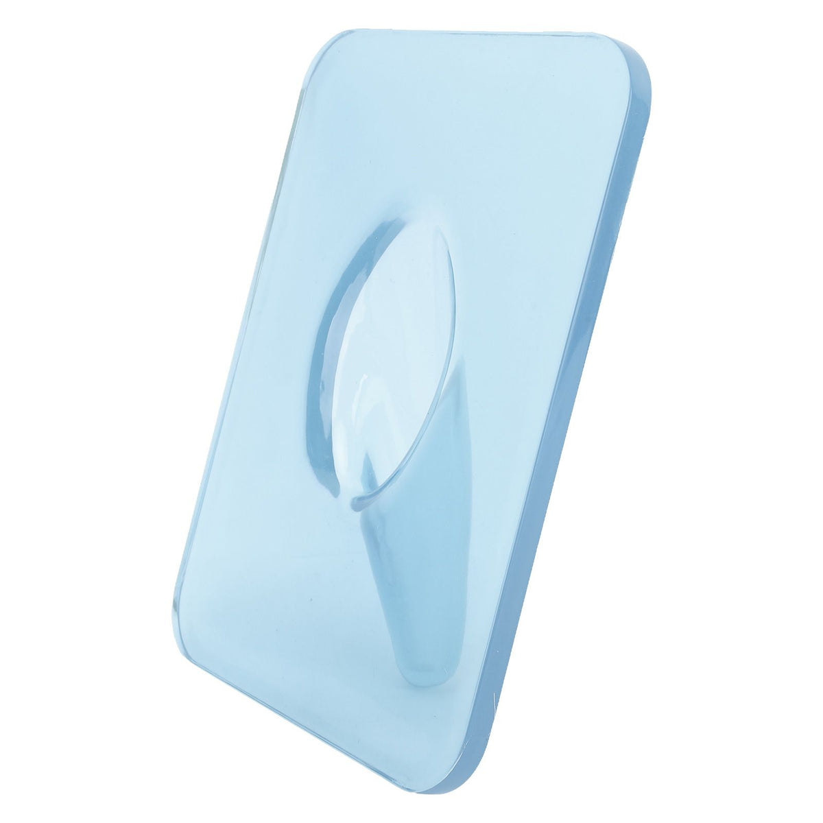 Photo Frame Flower Vase Acrylic Rectangle Centerpiece Clear Hydroponic Floral Vase for Dining Table Home Office Blue