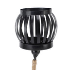 Modern Iron Figure Candlestick Holder Metal Rustic Candle Stand Art Ornament Living Room Table Decoration 7150V-08 Girls Overhead Lantern B