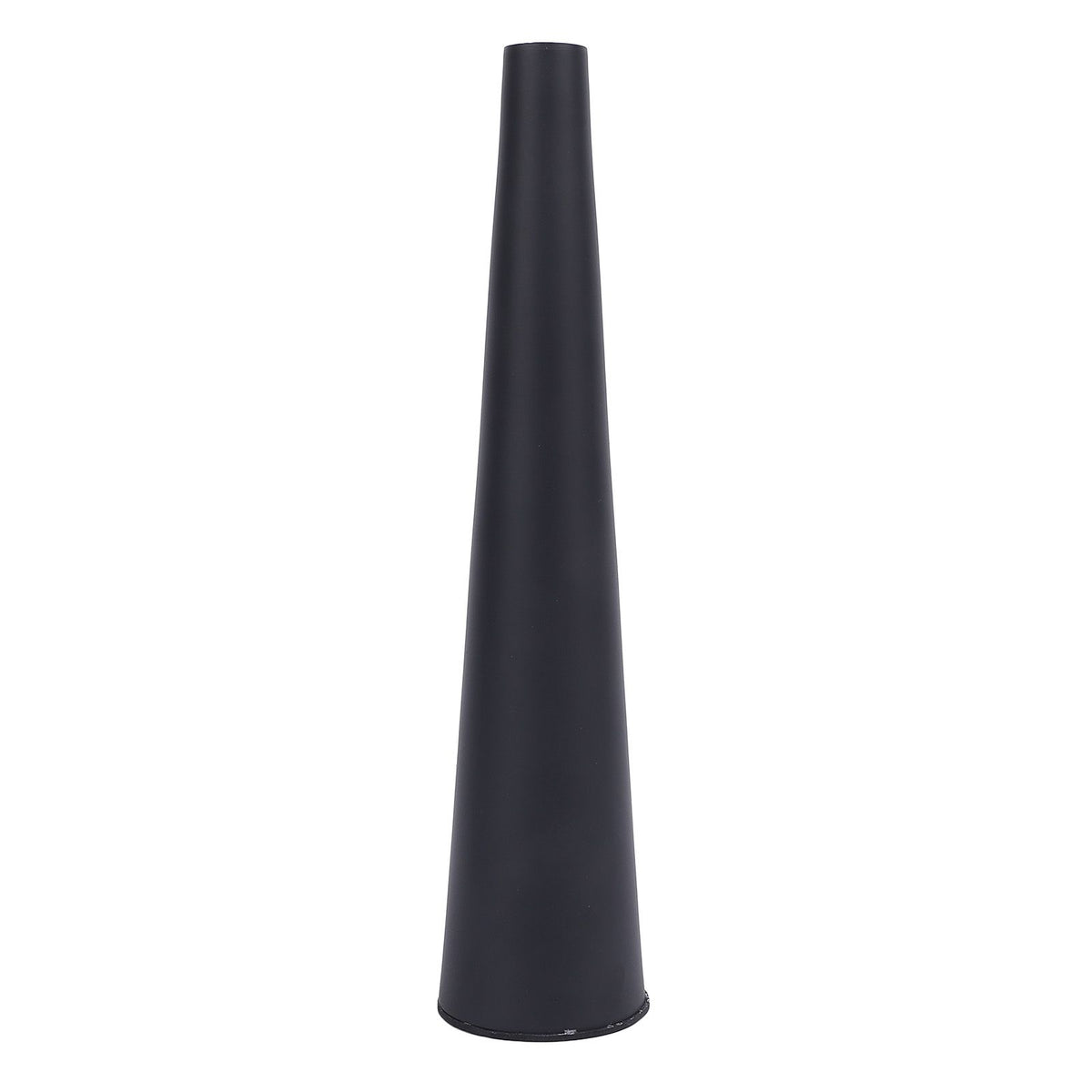Small Flower Vase Innovative Nordic Aluminum Decorative Narrow Neck Taper Floral Vase for TV Cabinet Dining Table Black Large