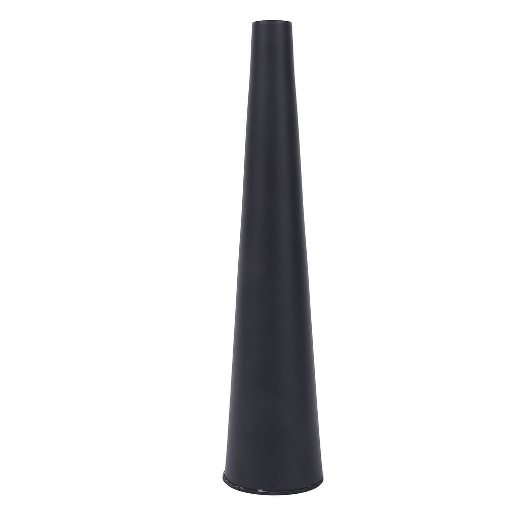 Small Flower Vase Innovative Nordic Aluminum Decorative Narrow Neck Taper Floral Vase for TV Cabinet Dining Table Black Large