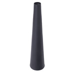 Small Flower Vase Innovative Nordic Aluminum Decorative Narrow Neck Taper Floral Vase for TV Cabinet Dining Table Black Small