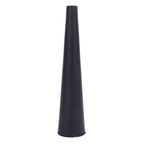 Small Flower Vase Innovative Nordic Aluminum Decorative Narrow Neck Taper Floral Vase for TV Cabinet Dining Table Black Small