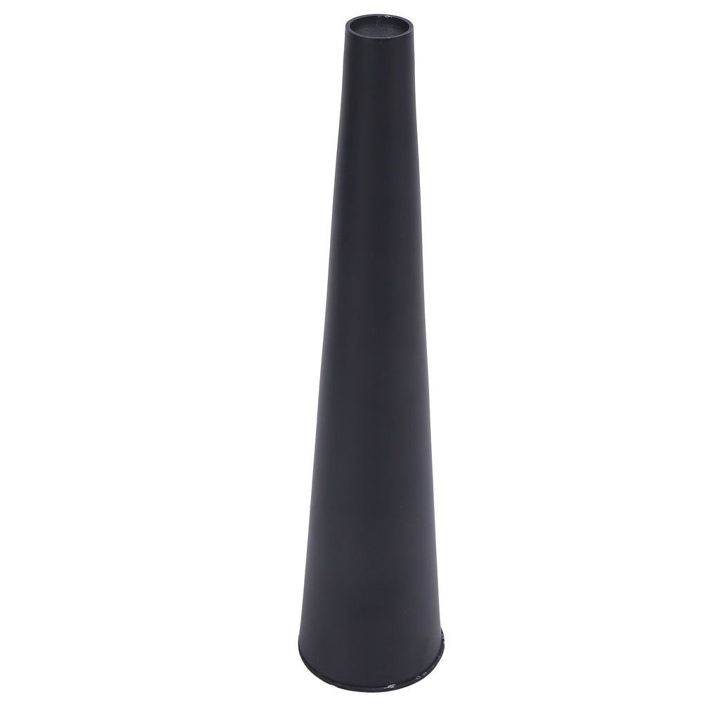 Small Flower Vase Innovative Nordic Aluminum Decorative Narrow Neck Taper Floral Vase for TV Cabinet Dining Table Black Small
