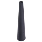 Small Flower Vase Innovative Nordic Aluminum Decorative Narrow Neck Taper Floral Vase for TV Cabinet Dining Table Black Small