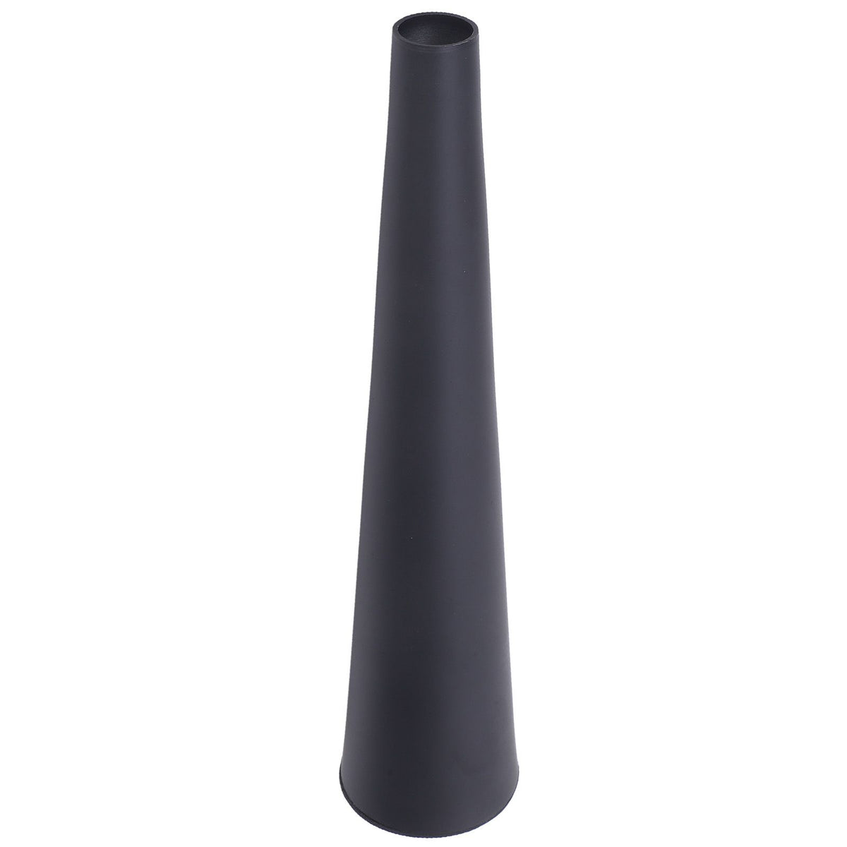 Small Flower Vase Innovative Nordic Aluminum Decorative Narrow Neck Taper Floral Vase for TV Cabinet Dining Table Black Small