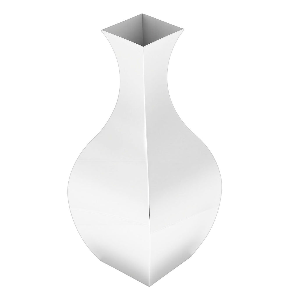 Polished Stainless Steel Vase Nordic Modern Flower Vase for Home Living Room Decor Tabletop Ornament