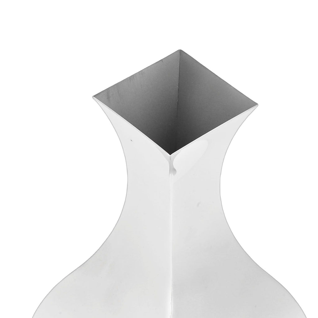 Polished Stainless Steel Vase Nordic Modern Flower Vase for Home Living Room Decor Tabletop Ornament