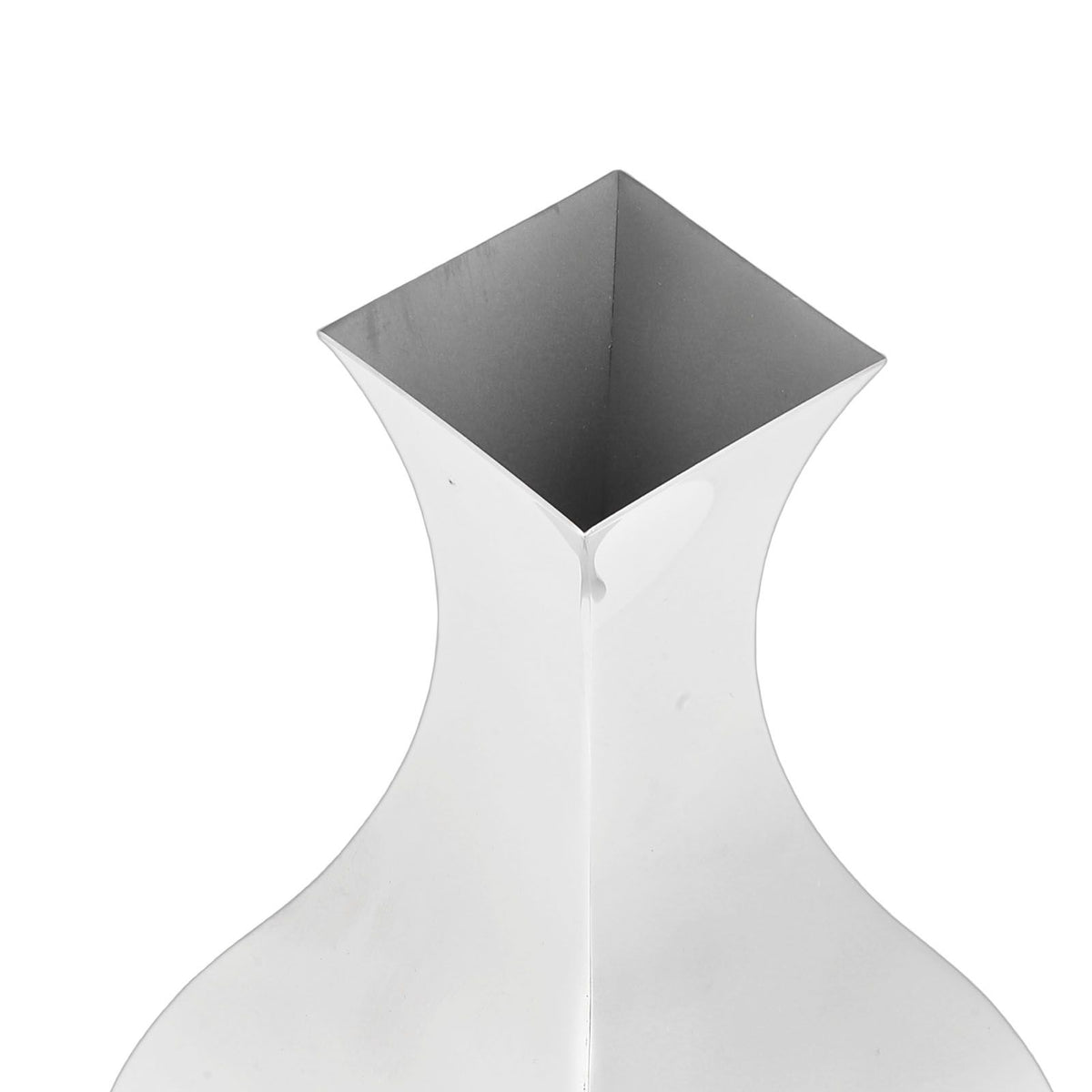 Polished Stainless Steel Vase Nordic Modern Flower Vase for Home Living Room Decor Tabletop Ornament